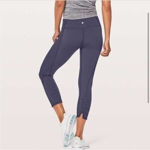 Lululemon On Your Mark Crop Legging Navy Blue